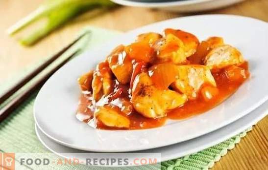 Chicken in Chinese sauce - simple and oriental. Cooking exotic dishes of chicken in Chinese sauce at home