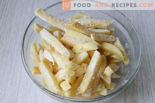 Homemade french fries are tastier, more natural and cheaper than at McDonalds. How to cook french fries at home.