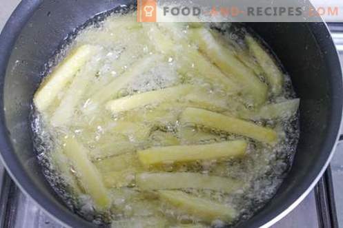 Homemade french fries are tastier, more natural and cheaper than at McDonalds. How to cook french fries at home.