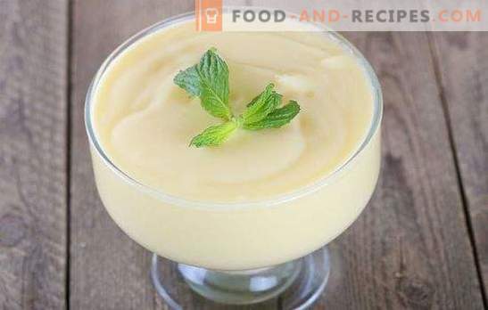 Technology of cooking custard with eggs and desserts based on it. The secret of confectioners - custard with eggs