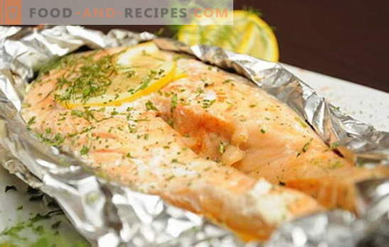 Keta in the oven in foil - the best recipes. How to cook the ketu in the oven in foil: whole, stuffed, slices