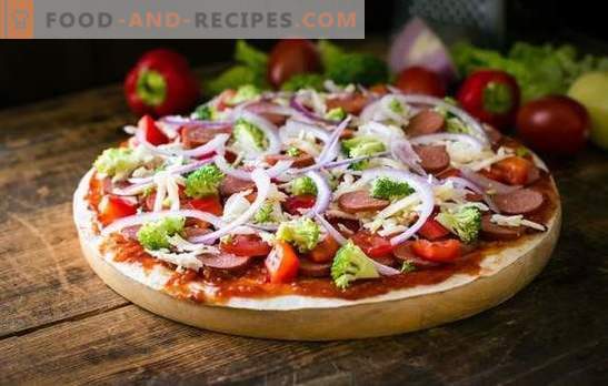 Pizza in 5 minutes: a recipe for those in a hurry. Cooking pizza in 5 minutes: from products that are always on hand and in the fridge