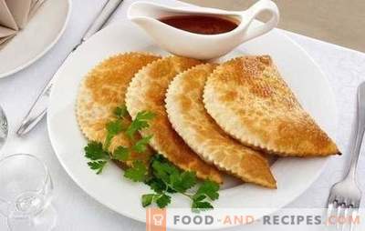 Crispy pasties: step-by-step recipes for filling and dough. Cooking at home juicy, fragrant and crunchy pasties with step-by-step recipes