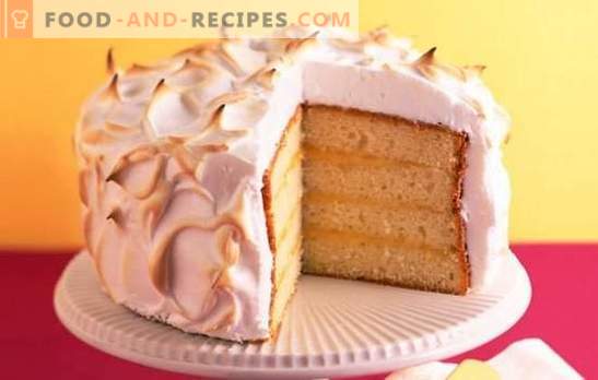 Sponge cake with sour cream is a masterpiece! Recipes biscuit cakes with sour cream: fruit, nuts, etc.