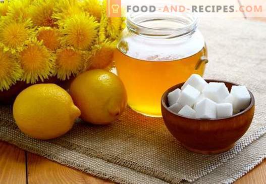 Dandelion jam: how to cook. The best recipes.
