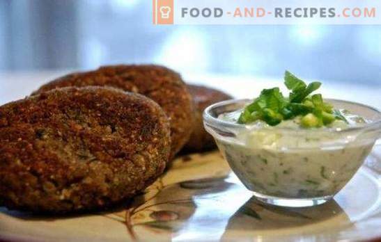 Buckwheat cutlets - non-standard use of buckwheat porridge. Recipes of buckwheat cutlets: with cheese, cottage cheese, minced meat, egg, liver