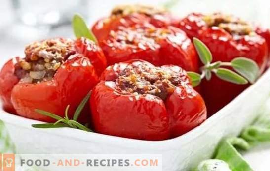 Step-by-step recipe for stuffed peppers with minced meat. How to cook stuffed peppers with minced meat on the stove and in the oven