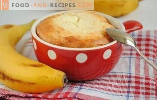 Cheesecake casserole with banana - fruit fantasy. Cooking a Delicious Cottage Cheese Casserole with a Banana: Recipes and Good Tips