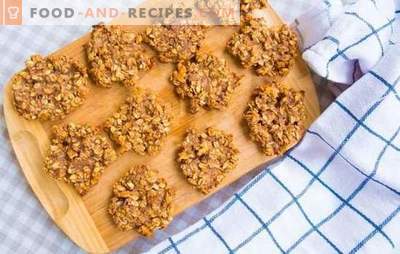 Oatmeal oatmeal cookies - not much happens! Homemade oatmeal oatmeal cookies with various fillings