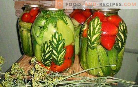 Assorted cucumbers: how to do it? Choose the marinade for assorted cucumbers with tomatoes, cauliflower, zucchini, sweet peppers