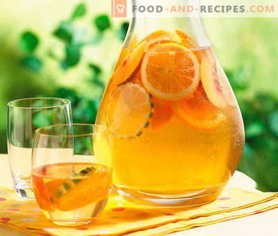 Compote from oranges - the best recipes. How to properly and tasty compote of oranges.
