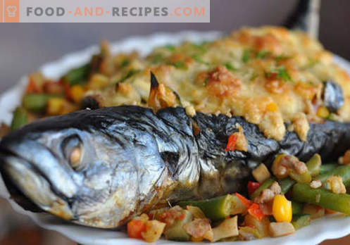 Mackerel with vegetables - the best recipes. How to properly and tasty cook mackerel with vegetables.