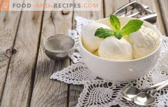 Ice cream made from milk at home is a natural product! Recipes delicious ice cream from milk at home