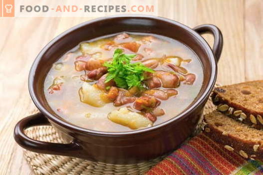 Pork soup - the best recipes. How to properly and tasty cook pork soup.