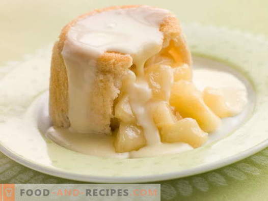Apple pudding - the best recipes. How to properly and tasty to cook apple pudding.