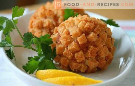 Cutlets in breadcrumbs: juicy meat with a crispy crust. Want to know interesting recipes for cutlets in breadcrumbs?