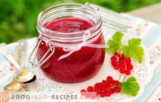Redcurrant confiture - summer mood at any time of the year. The best recipes for confiture of red currant