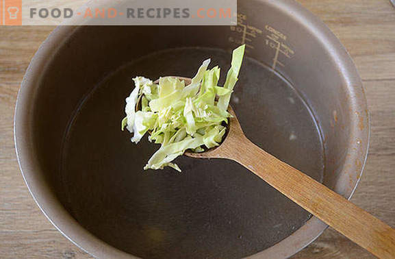 Soup with fresh cabbage in a slow cooker: quick, easy, tasty! Author's step-by-step photo-recipe for cooking cabbage from fresh cabbage in a slow cooker