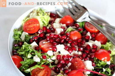 Pomegranate salad with chicken - the best recipes. How to properly and tasty cook pomegranate salad with chicken.