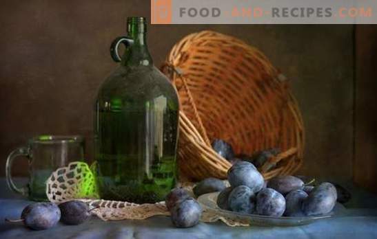Pouring plums at home: simple! Manufacturing technology of plum liqueurs at home