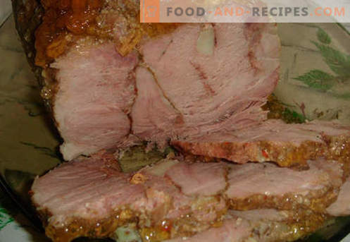 Baked ham in the sleeve - the best recipes. How to properly and tasty cook ham in the sleeve at home.