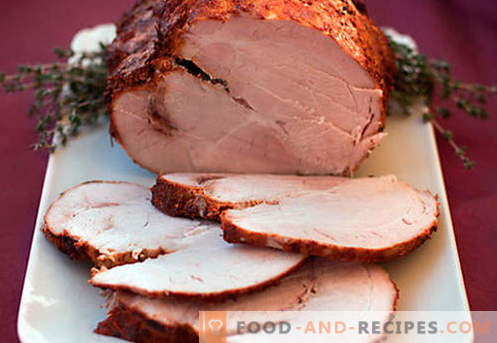Baked ham in the sleeve - the best recipes. How to properly and tasty cook ham in the sleeve at home.