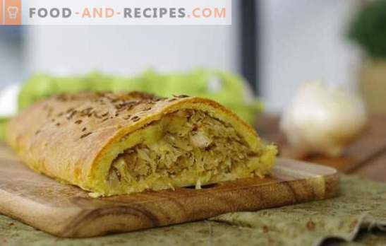 Cabbage Pie: A step-by-step recipe for your favorite pastry. Proven step-by-step recipes for yeast and unleavened dough of cabbage pie