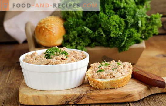 Chicken pate at home: done simply, eaten quickly! The best recipes for homemade chicken pastes