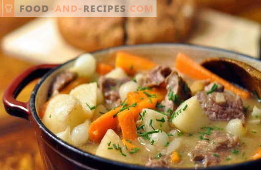 Stew with meat - the best recipes. How to properly and tasty cook meat stew.