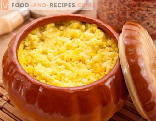 Pumpkin porridge - the best recipes. How to properly and tasty cook pumpkin porridge.