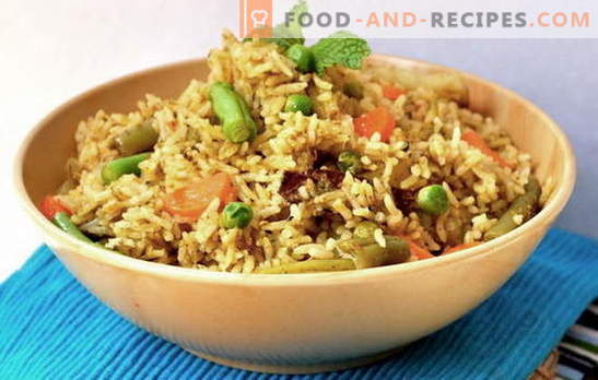 Kaleidoscope of vegetable pilaf: a dish at the intersection of cultures. Recipes pilaf with vegetables - always true!
