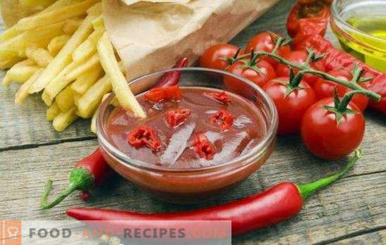 Ketchup for the winter from tomatoes: an indispensable sauce for any dish. The most delicious and original homemade ketchup recipes for the winter from tomatoes.