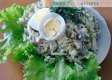 Herring salad - the best recipes. How to properly and tasty cook herring salad.