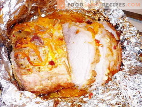 Pork baked in the oven - the best recipes. How to properly and tasty cook pork in the oven.
