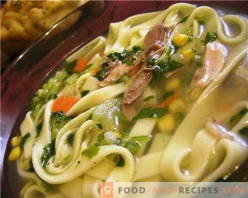Chicken soup - the best recipes. How to cook chicken soup.
