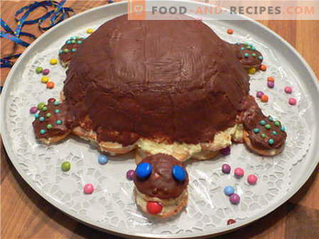 Cake turtle - the best recipes. How to properly and tasty cook tortoise cake.