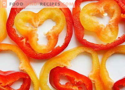 Pepper salads are the best recipes. How to properly and tasty cook salads from pepper.