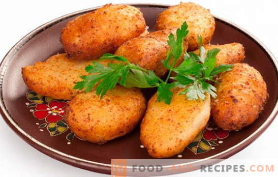 Pozharsky cutlets - a royal dish! Recipes for firefighters cutlets: classic, with bread crumbs, mushrooms, cheese, pork and veal