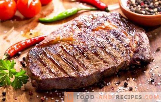 How to fry pork steak in a frying pan with garlic, spices and mustard. We will fry a juicy pork steak in a pan!
