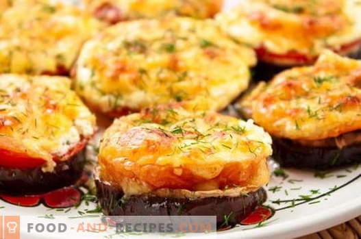 Eggplant appetizers - the best recipes. How to properly and tasty cooked snacks from eggplant.