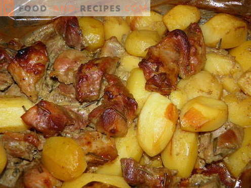 Potatoes with meat - the best recipes. How to properly and tasty cook potatoes with meat.