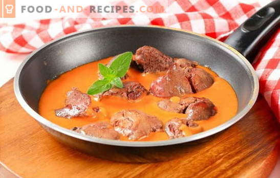 Liver sauce - suitable for any side dishes! The best recipes of gravy from a different liver: beef, chicken, pork