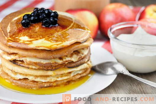 Fritters on milk - the best recipes. How to properly and tasty cook pancakes in milk.