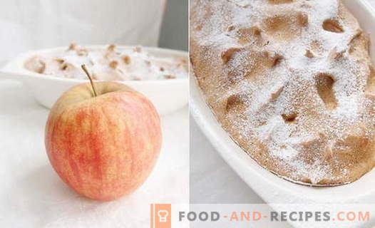 Apple soufflé - the best recipes. How to quickly and tasty cook apple souffle.