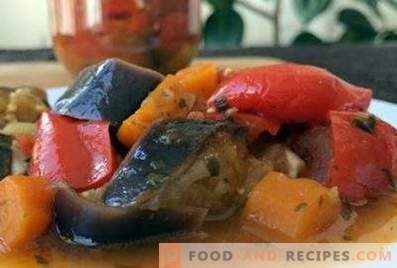 Eggplants in Greek for the winter