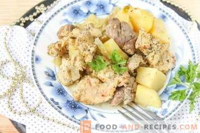 Rabbit Stewed with Potatoes