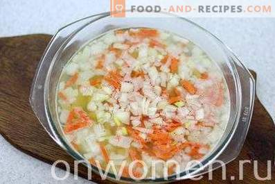 Canned fish soup