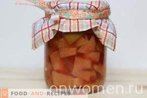Quince jam for the winter