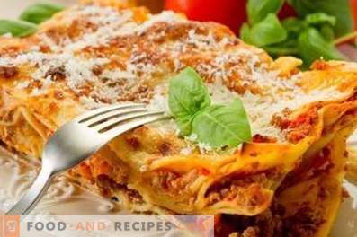 Pita Lasagna with minced meat