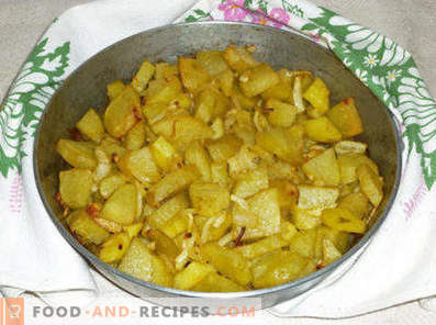 Patate con cipolle nel forno